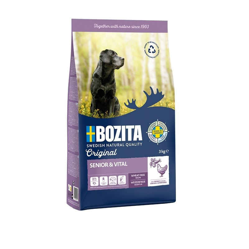 BOZITA Original Senior &amp; Vital Chicken - dry dog food - 3kg