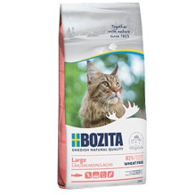 BOZITA Large Wheat free Salmon - dry food for large and long haired cats - 2kg