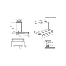 Electrolux LFP616X Grey 600 m³ / h A