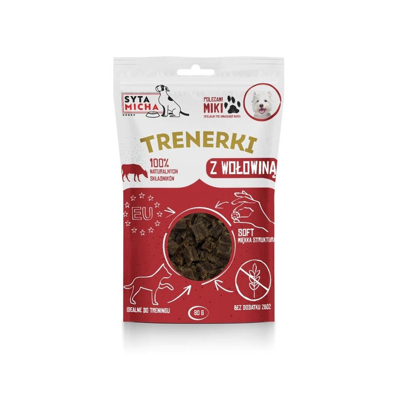 SYTA MICHA Treats with beef - dog treat - 80g