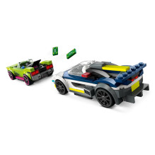 LEGO CITY 60415 POLICIJOS AUTOMOBILIŲ IR RAUMENŲ AUTOMOBILIŲ VYKIOJIMAS