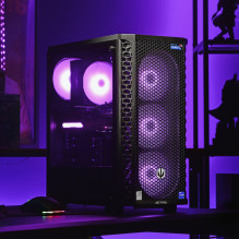 Kompiuteris - Actina 5901443334057 Su AMD Ryzen™ 5 3600, 16 GB DDR4, 1 TB SSD, AMD Radeon RX 6600 „Midi Tower“ Juoda