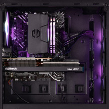 Kompiuteris - Actina AMD Ryzen™ 5 5600, 32 GB DDR4, 1 TB SSD, AMD Radeon RX 7700 XT, Midi Tower, Juoda