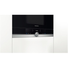 Siemens BF634LGS1 mikrobangų krosnelė Integruota 21 L 900 W Juoda, Nerūdijantis plienas