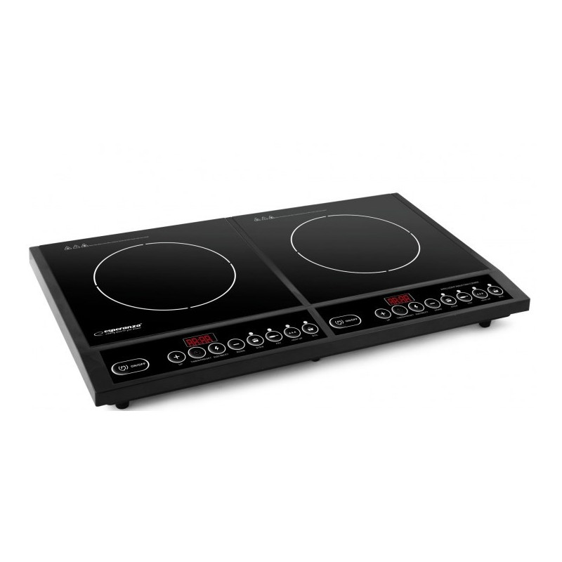 Esperanza EKH008 hob Black Countertop Zone induction hob 2 zone(s)