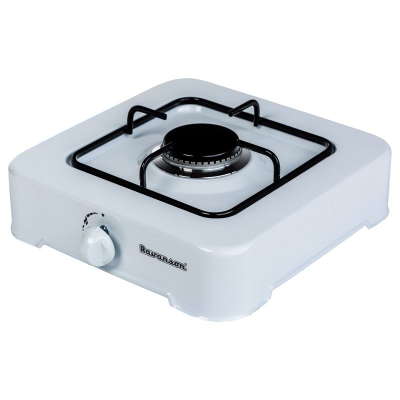 Gas cooker Ravanson K-01T (white 1 zone)