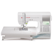 Singer 9960 Quantum Stylist sewing machine, white