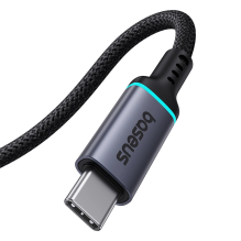 Baseus B0063370C111-00 USB-C – USB-C laidas 4K 60Hz 100W 5A 10Gb/s 0.5m – juodas