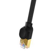 Baseus fast RJ45 cat. network cable. 7 10Gbps 2m flat black