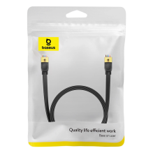 Baseus fast RJ45 cat. network cable. 7 10Gbps 2m flat black