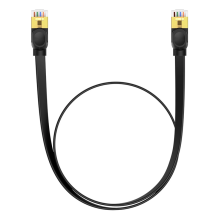 Baseus fast RJ45 cat. network cable. 7 10Gbps 0.5m flat black