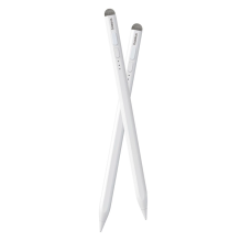 Baseus Smooth Writing 2 active tip stylus for iPad with USB-C cable and replaceable tip - white