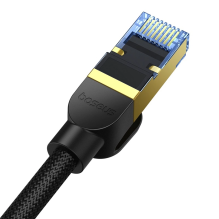 Baseus fast internet cable RJ45 cat.7 10Gbps 25m braided black