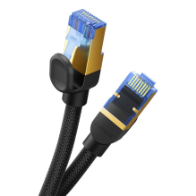 Baseus fast internet cable RJ45 cat.7 10Gbps 8m braided black