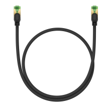 Baseus fast RJ45 cat. network cable. 8 40Gbps 0.5m braided black