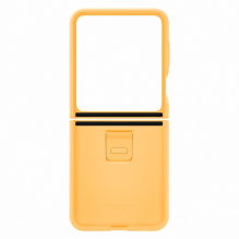  RETURNED ITEM Silicone case with holder for Samsung Galaxy Z Flip 5 - yellow