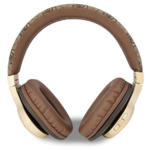 Guess Bluetooth on-ear headphones GUBH604GEMW brown / brown 4G Script