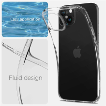 GRĄŽINTA PREKĖ Spigen LIQUID CRYSTAL IPHONE 15 PLUS CRYSTAL CLEAR