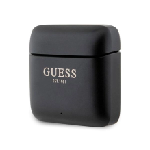 Guess Bluetooth ausinės GUTWSSU20ALEGK TWS + prijungimo stotelė juoda / juoda Spausdintas logotipas