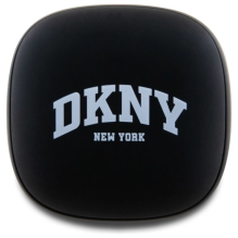 DKNY TWS BT 3D guminės matinės apdailos Bluetooth ausinės – juodos