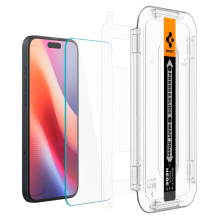 Spigen Glas.tR EZ Fit grūdintas stiklas, skirtas iPhone 15/16