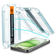 Spigen Glas.tR EZ Fit Tempered Glass for iPhone 15 Plus / 16 Plus - 2 pcs.