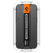 Spigen Glas.tR EZ Fit FC grūdintas stiklas skirtas iPhone 15 - juodas 2 vnt.