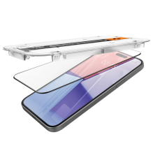 Spigen Glas.tR EZ Fit FC grūdintas stiklas skirtas iPhone 15 - juodas 2 vnt.