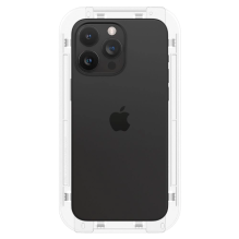 Spigen Glas.tR EZ Fit FC grūdintas stiklas iPhone 15 Pro - juodas 2 vnt.