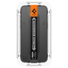 Spigen Glas.tR EZ Fit FC grūdintas stiklas skirtas iPhone 15 Pro Max - juodas 2 vnt.