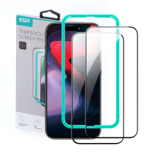 ESR Tempered Glass for iPhone 15 Pro - black 2 pcs.