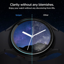 Spigen Glas.tR EZ Fit grūdintas stiklas Samsung Galaxy Watch 6 (44 mm) - 2 vnt.