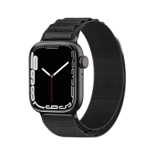 Strap with Alpine steel buckle for Apple Watch 38 / 40 / 41 mm - black