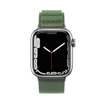 Strap with Alpine steel buckle for Apple Watch 38 / 40 / 41 mm - green