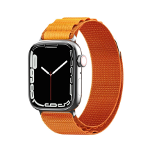 Strap with Alpine steel buckle for Apple Watch 38 / 40 / 41 mm - orange