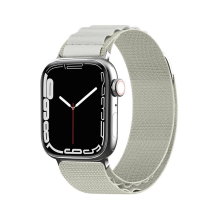 Strap with Alpine steel buckle for Apple Watch 38 / 40 / 41 mm - silver