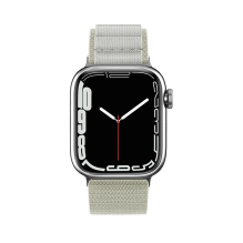 Strap with Alpine steel buckle for Apple Watch 38 / 40 / 41 mm - silver