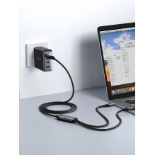 Joyroom Speedy Series S-A21 2in1 USB-C - USB-C / USB-C cable 100W 1.5m - black