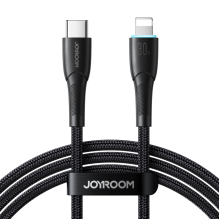 Joyroom Starry Series SA32-CL3 30W USB-C / Lightning kabelis 1m - juodas