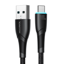 Joyroom Starry series SA32-AC6 100W USB-A / USB-C cable 1m - black