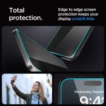 Spigen Glas.tR EZ Fit Privacy grūdintas stiklas, skirtas iPhone 15 Pro