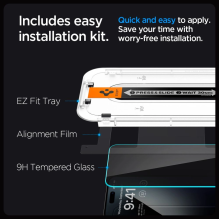 Spigen Glas.tR EZ Fit Privacy Tempered Glass for iPhone 15 Pro