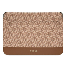 Guess GCube Stripes case for a 16&quot; laptop - brown