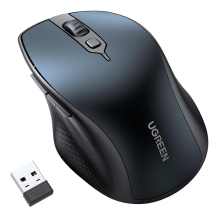 Ugreen MU101 ergonomic wireless mouse Bluetooth 2.4 GHz - blue