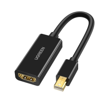 Ugreen MD112 40360 mini DisplayPort (male) / HDMI (female) 4K 2K 30Hz adapter - black