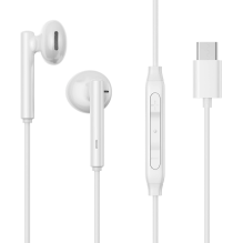 Joyroom JR-EC05 USB-C in-ear headphones - white