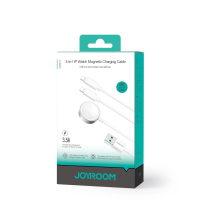 Joyroom S-IW007 3-in-1 cable USB-A magnetic charger - Lightning 1.2m - white