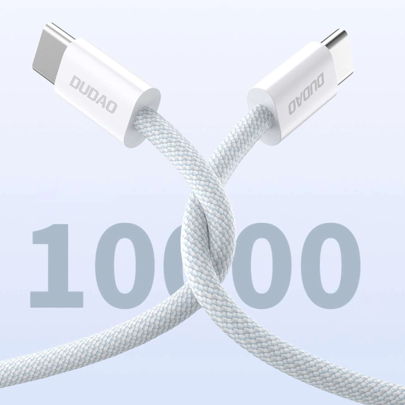 Dudao L6C USB-C - USB-C PD 30W laidas 2m - šviesiai mėlynas