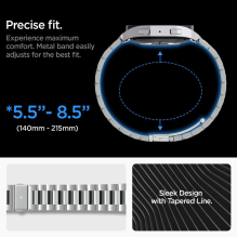 Spigen Modern Fit Band for Samsung Galaxy Watch 6 (44mm) - Silver