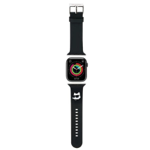 Karl Lagerfeld 3D Rubber Choupette Head Strap for Apple Watch 42 / 44 / 45 / 49mm - Black